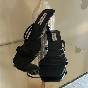 Steve Madden Elegant Black Strappy Heels